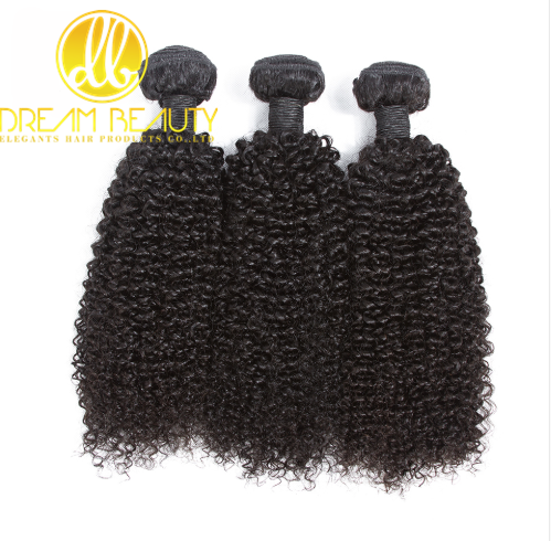 Elegants Hair  Kinky Curly Hair 1/3/4 Bundles Deals Natural Color Human Hair Extensions  Remy Hair Weave Bundles