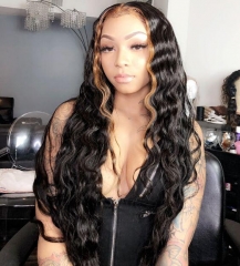 Brazilian Remy Human Hair Lace Wigs for Women Deep Wave  Front Lace Wigs
