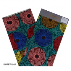 KHAFF1007 African Polyester Ankara Wax Print Fabrics