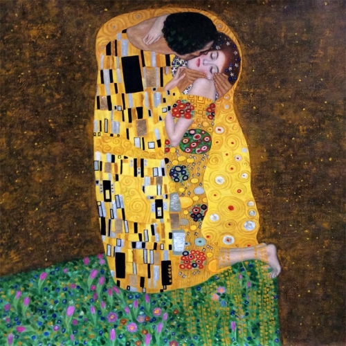 Replica of Klimt Kiss