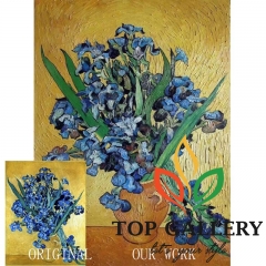 Irises, Rijksmuseum Vincent van G replica , Chinese oil painting wholesale price