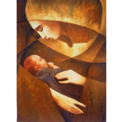 Maria painting, maria art on canvas ,christian painting canvas art