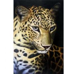 leopard art, leopart painting,leopart canvas art,leopart painted on canvas ,realistic leopart painting