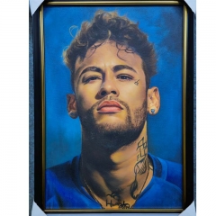 Neymar da Silva Portrait,high quality portrait , photo to art