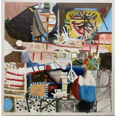 modern abstract art,cool abstract canvas art, customzied fine art on canvas,replica of Harold