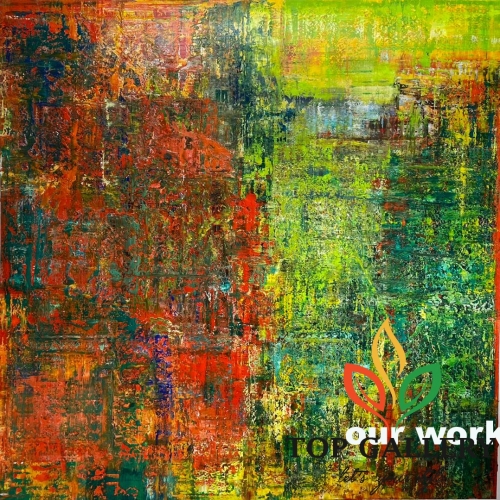 cool astract canvas art ,modern abstract canvas art ,customized abstract art,fine art of Richter replica