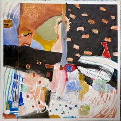 In to a memory ,modern abstract art,cool abstract canvas art, customzied fine art on canvas,replica of Harold