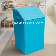 K/D Fabric laudnry basket with flat carrying handle