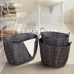 Resin wicker storage basket