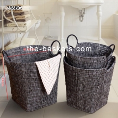 Resin wicker storage basket