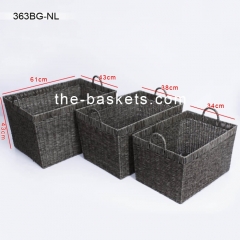 Resin wicker storage trunk