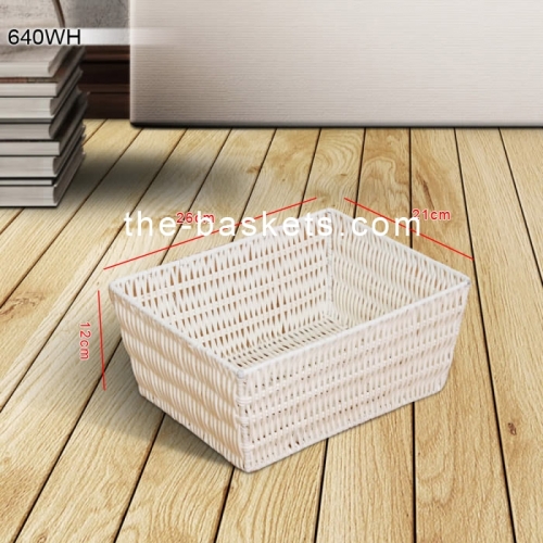 Resin wicker storage