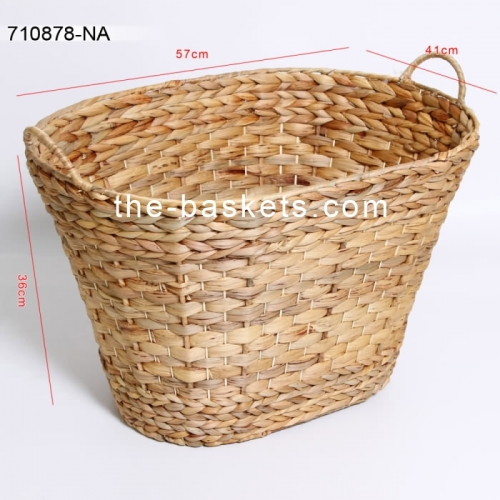 Water hyacinth storage basket
