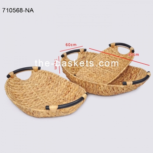 Water hyacinth storage basket