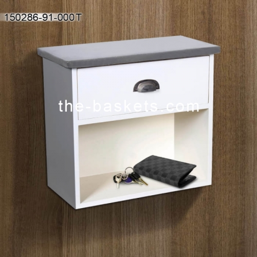 MDF cabinet with drawer&concrete top