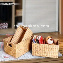 Water hyacinth storage basket