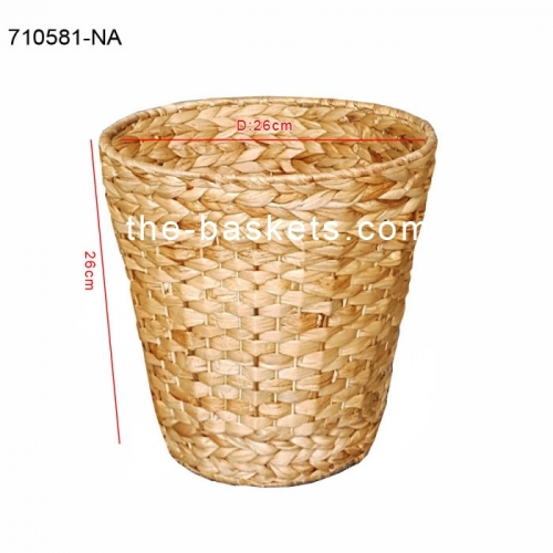 Water hyacinth storage basket