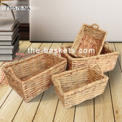 Water hyacinth storage basket