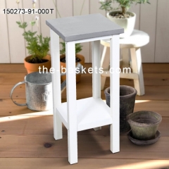 MDF shelf with concrete top