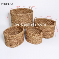 Water hyacinth storage basket