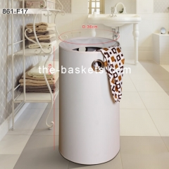 Fabric stackable round laundry