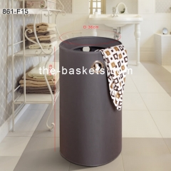 Fabric stackable round laundry