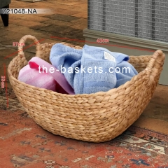 Water hyacinth storage basket
