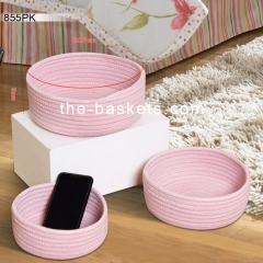 Cotton rope basket