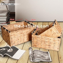 Water hyacinth storage basket