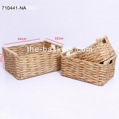 Water hyacinth storage basket