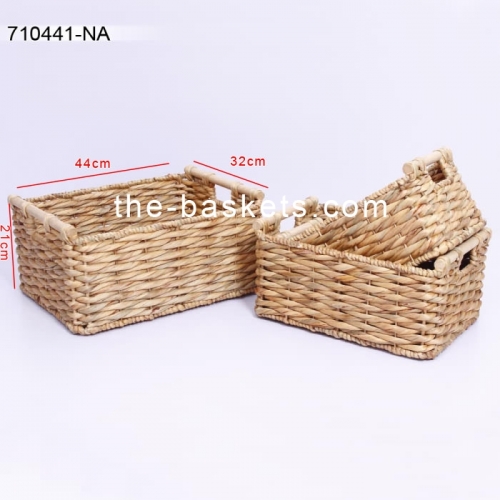 Water hyacinth storage basket