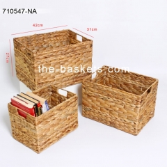 Water hyacinth storage basket
