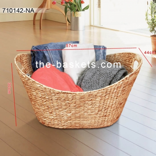 Water hyacinth storage basket