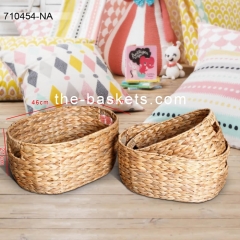 Water hyacinth storage basket