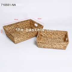 Water hyacinth storage basket