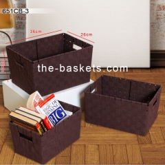 Non woven fabric strap basket