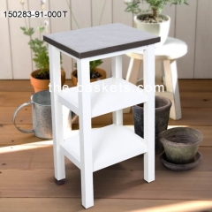 MDF shelf with concrete top