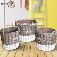 Willow firewood/storage basket