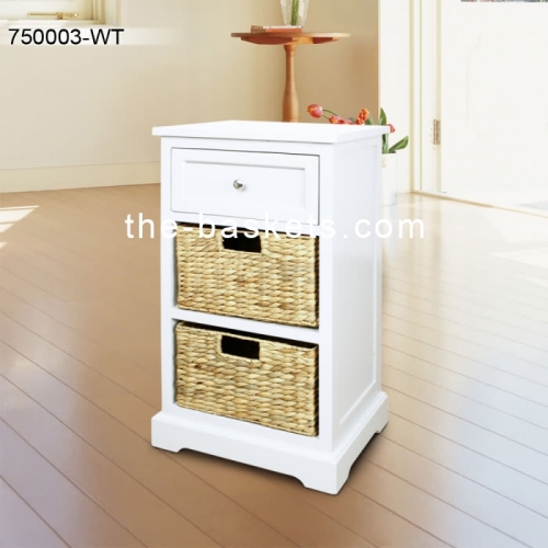 Cabinet with one drawer and two storage baskets