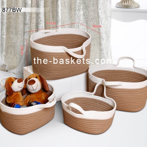Cotton rope basket
