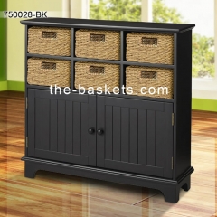 Big cabinet with six storage baskets