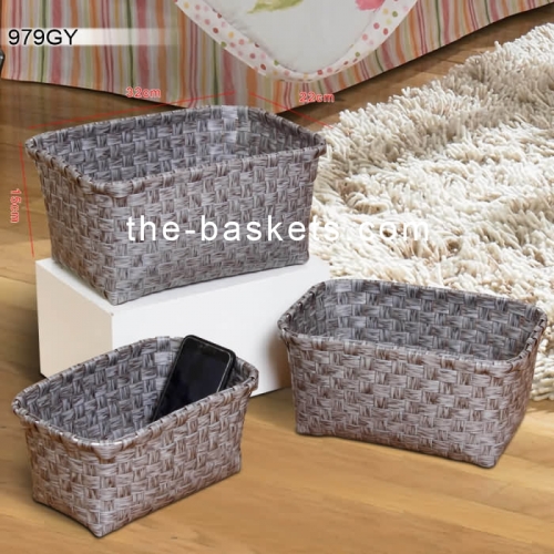 PP strap storage basket
