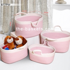 Cotton rope basket