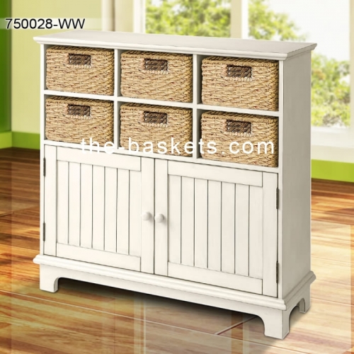 Big cabinet with six storage baskets