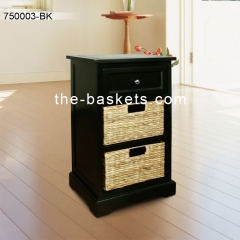 Cabinet with one drawer and two storage baskets