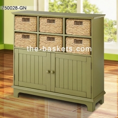 Big cabinet with six storage baskets