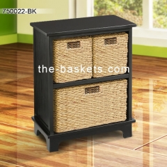 Cabinet with three storage baskets