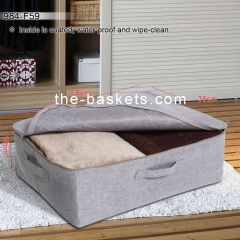 Fabric underbed basket