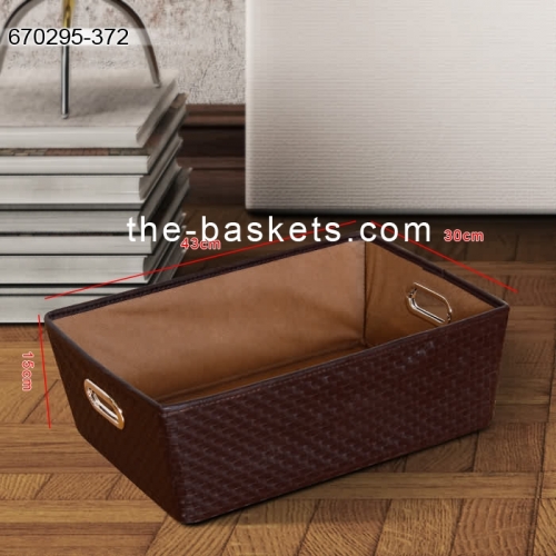 Marble pattern printed fabric storage with hold handle