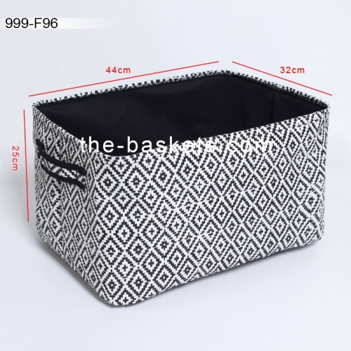 Paper fabric basket